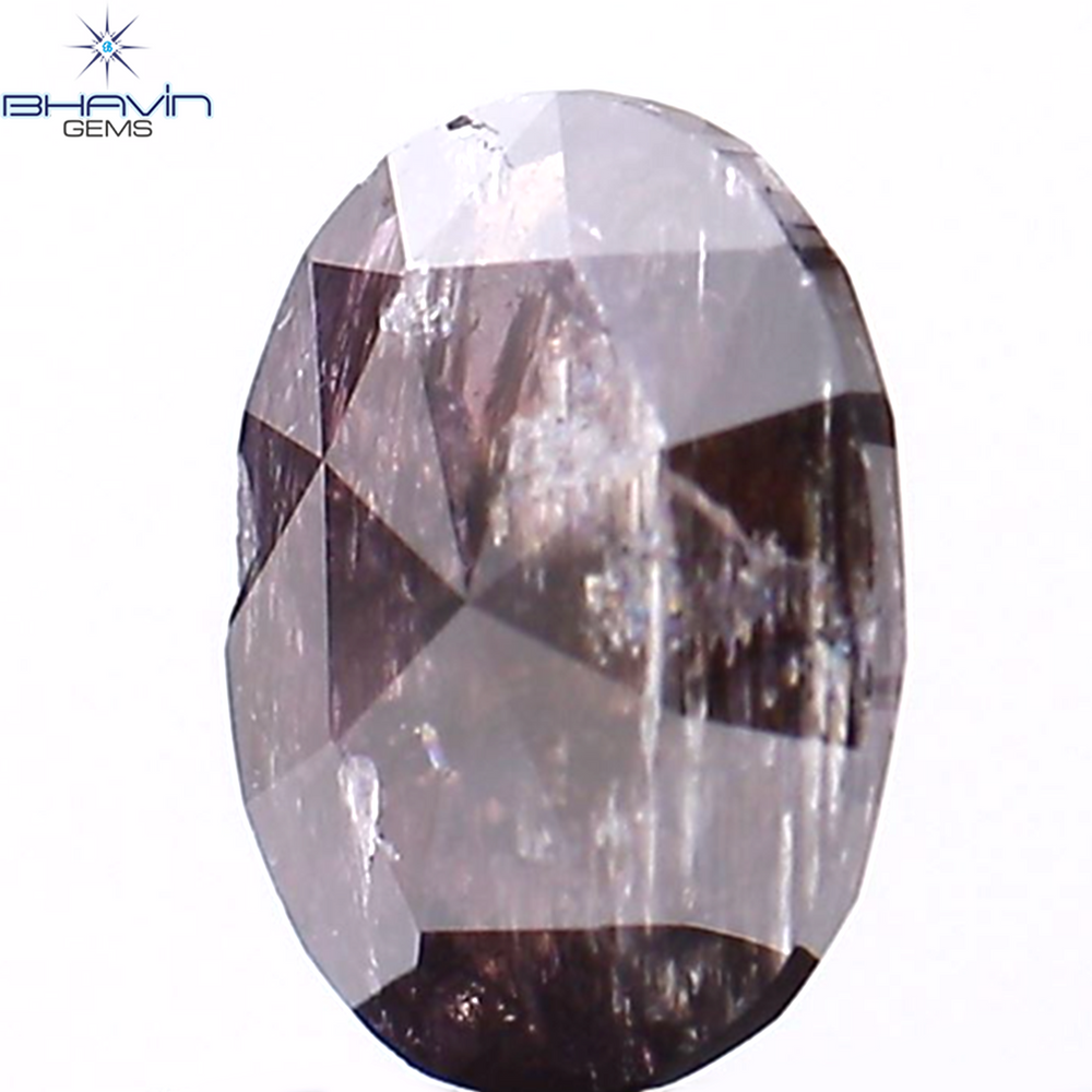 0.70 CT Oval Shape Natural Diamond Pink Color I3 Clarity (6.75 MM)