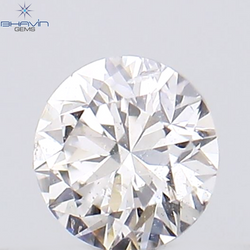 0.13 CT Round Shape Natural Diamond Pink Color VS2 Clarity (3.22 MM)