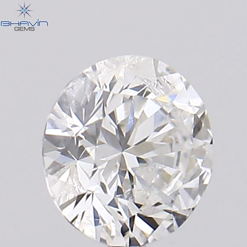 0.21 CT Round Shape Natural Loose Diamond White(G) Color SI2 Clarity (3.56 MM)