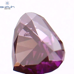 0.13 CT Heart Shape Natural Loose Diamond Pink Color VS2 Clarity (3.46 MM)