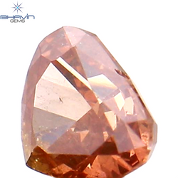 0.16 CT Heart Shape Enhanced Pink Color Natural Loose Diamond SI1 Clarity (3.65 MM)