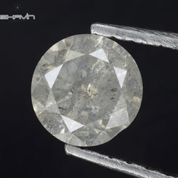0.54 CT Round Shape Natural Loose Diamond White Color I3 Clarity (5.13 MM)