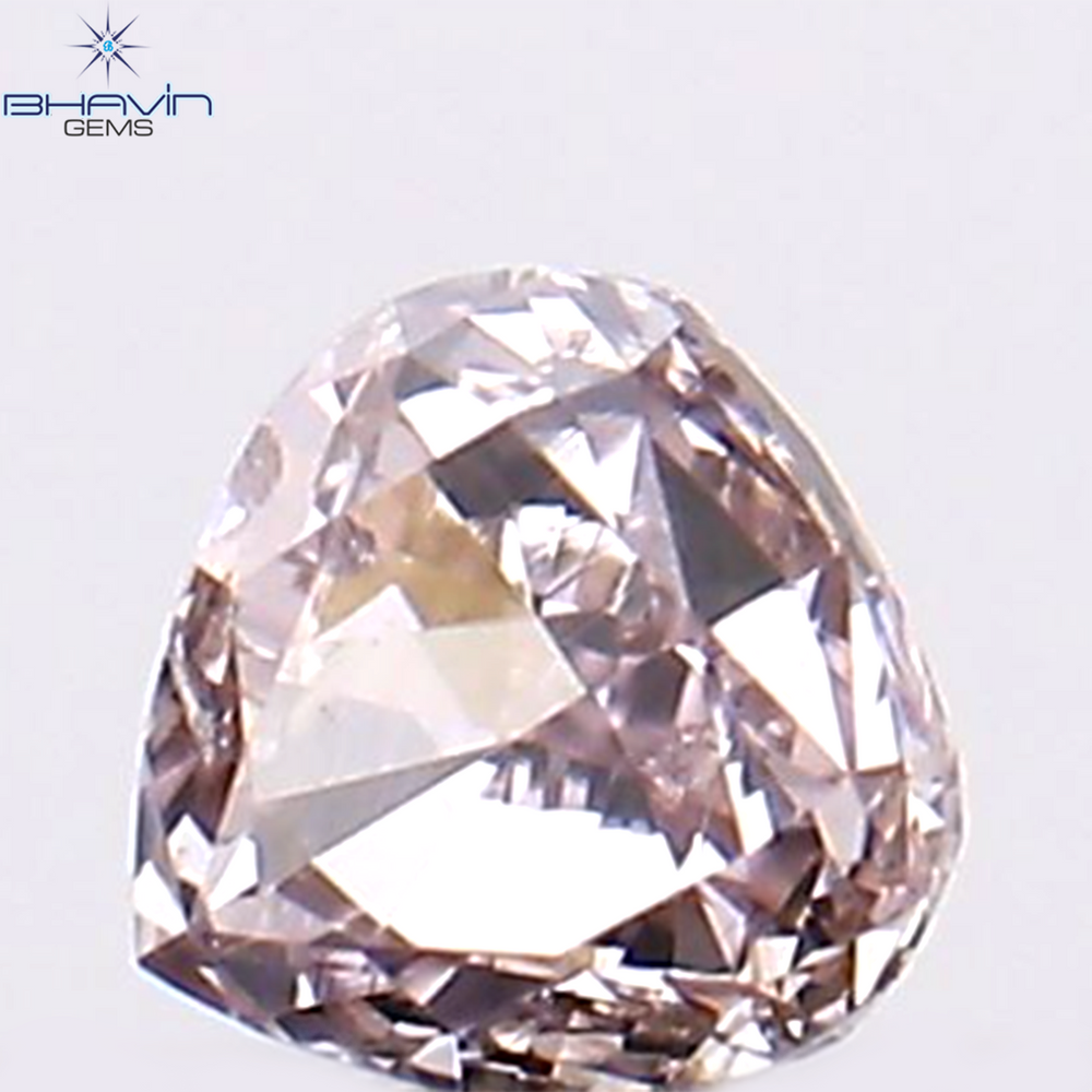 0.06 CT Heart Shape Natural Diamond Pink Color SI1 Clarity (2.28 MM)