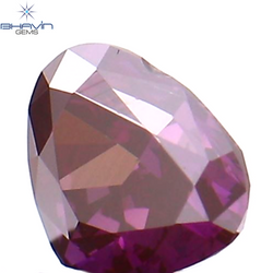 0.14 CT Heart Shape Natural Loose Diamond Pink Color VS2 Clarity (3.66 MM)