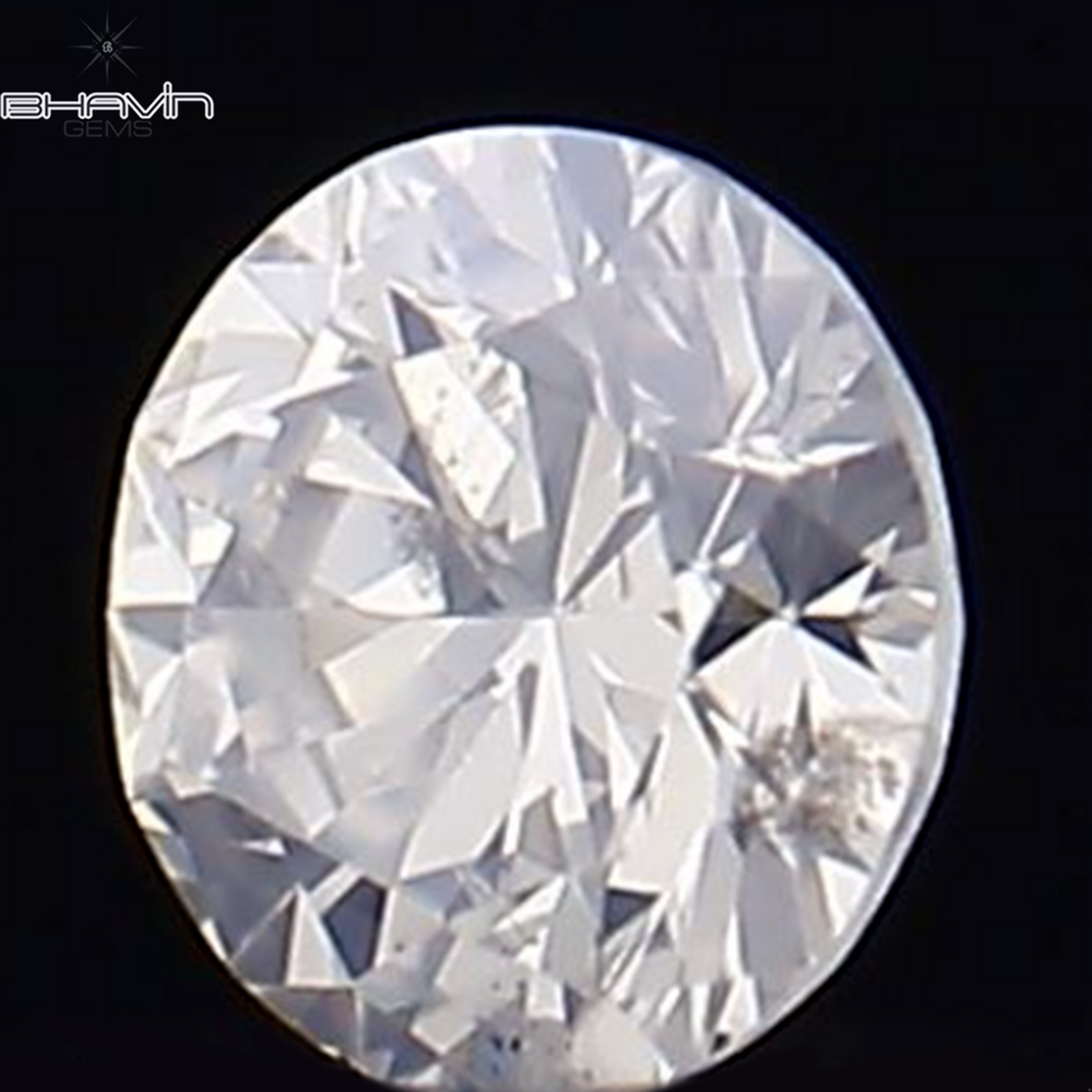 0.03 CT Round Shape Natural Loose Diamond White Color SI1 Clarity (2.04 MM)