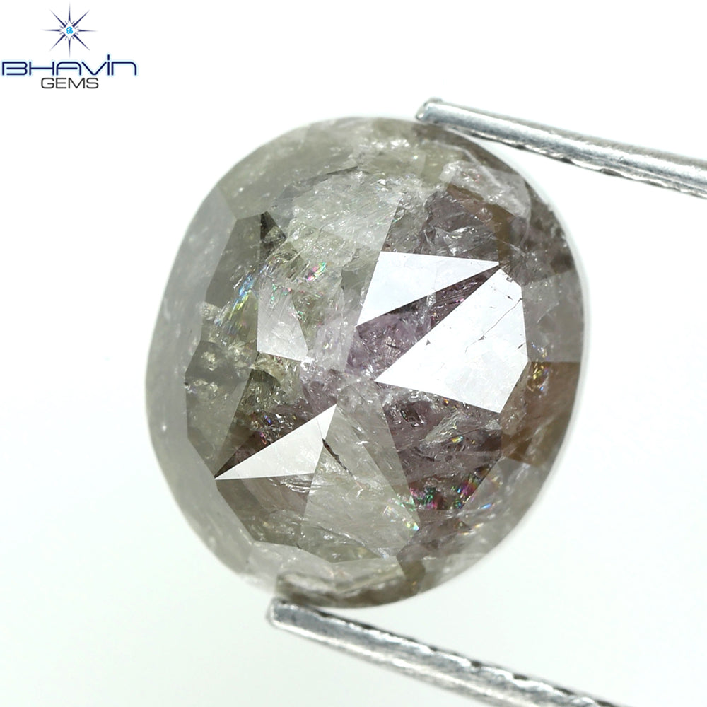 4.92 CT Oval Shape Natural Loose Diamond Pink Color I3 Clarity (9.76 MM)