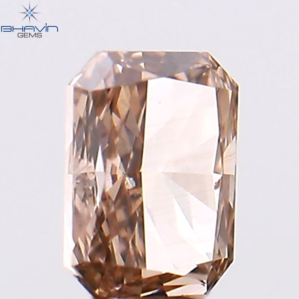0.18 CT Radiant Shape Natural Diamond Pink Color VS1 Clarity (3.75 MM)