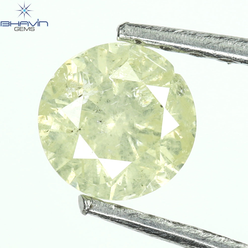 0.39 CT Round Shape Natural Loose Diamond White(M) Color I3 Clarity (4.53 MM)