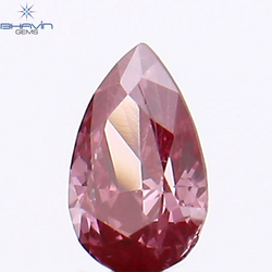 0.07 CT Pear Shape Natural Diamond Pink Color VS1 Clarity (3.40 MM)