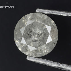 0.58 CT Round Shape Natural Diamond White Color I3 Clarity (5.30 MM)