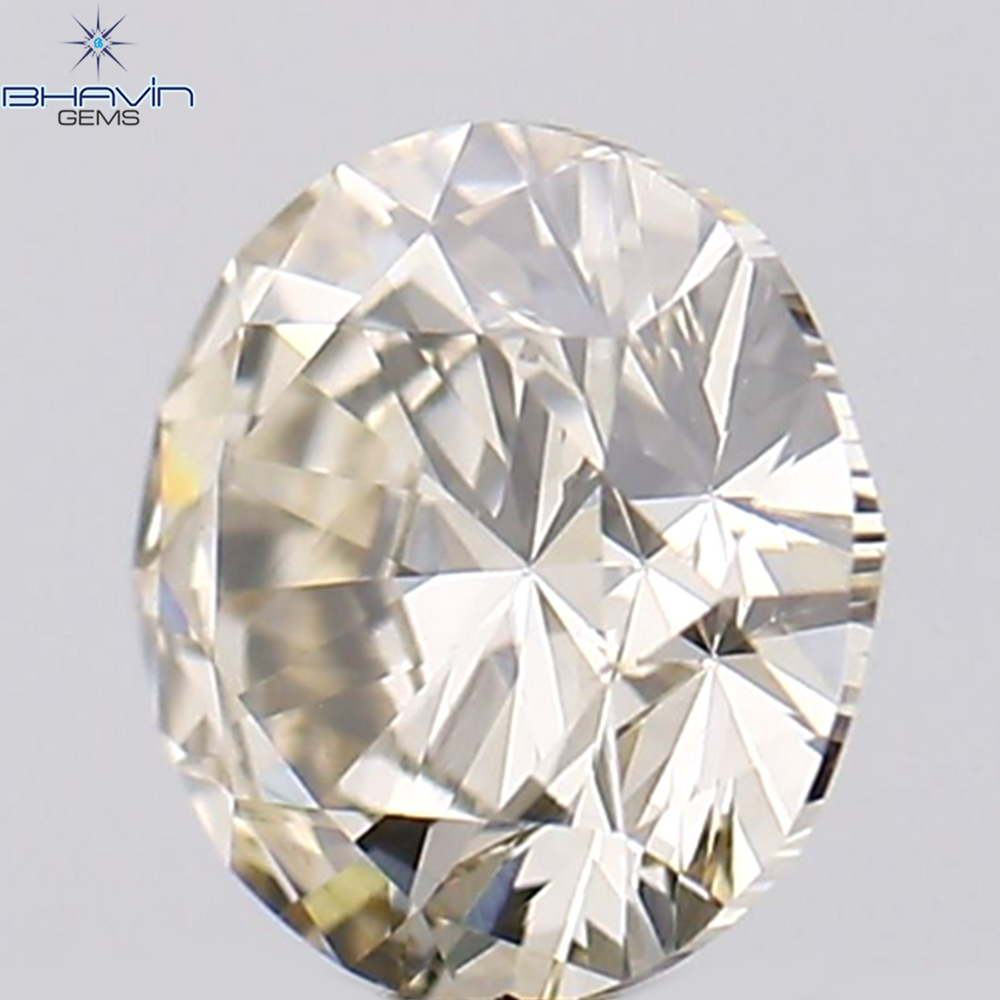 0.30 CT Round Shape Natural Loose Diamond Brown (M) Color VS2 Clarity (4.32 MM)