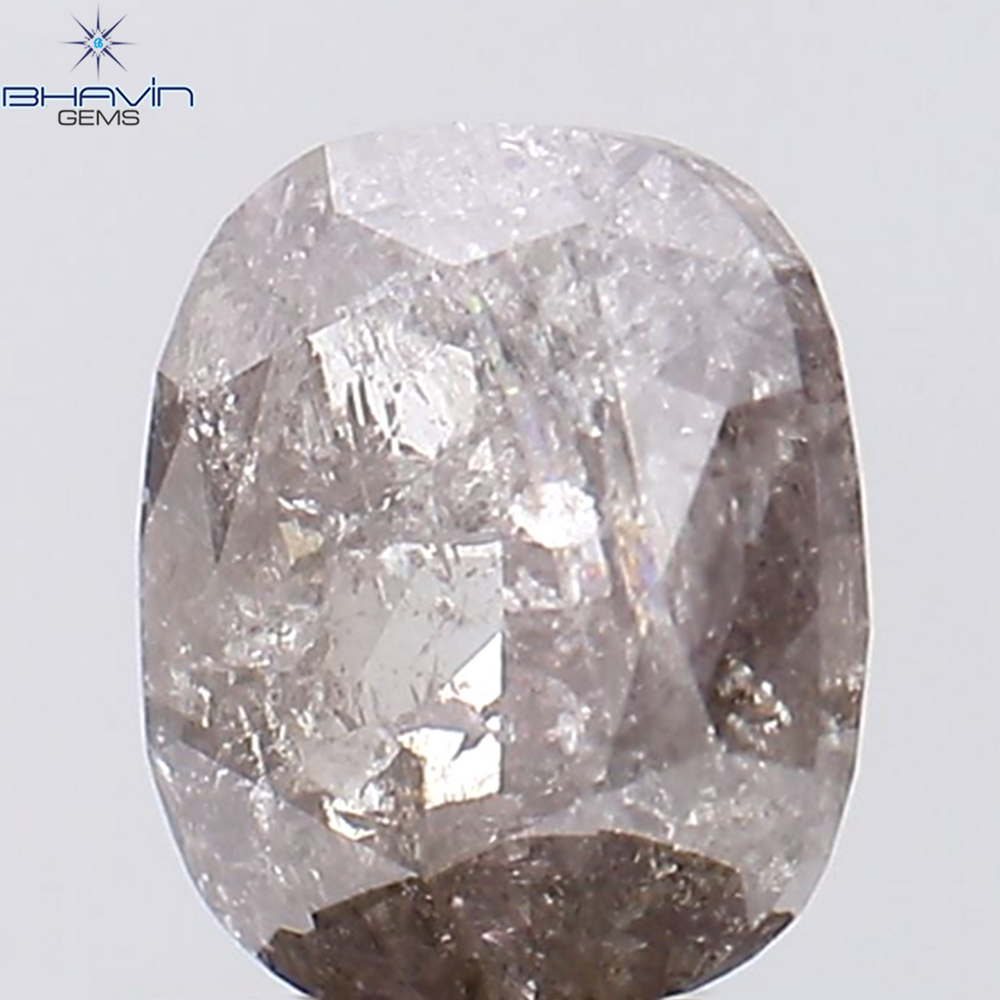 1.07 CT Cushion Shape Natural Diamond Pink Color I3 Clarity (6.46 MM)