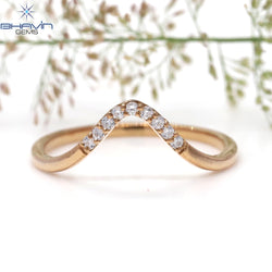 Copy of Round Diamond White (G-H) Diamond Natural Diamond Ring Gold Ring Engagement Ring