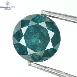 0.70 CT Round Diamond Natural Loose Diamond Blue Color I3 Clarity (5.67 MM)