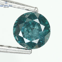 0.25 CT Round Diamond Natural Diamond Blue Color I3 Clarity (3.94 MM)