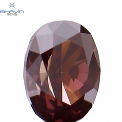 0.17 CT Oval Shape Natural Loose Diamond Pink Color VS1 Clarity (3.64 MM)