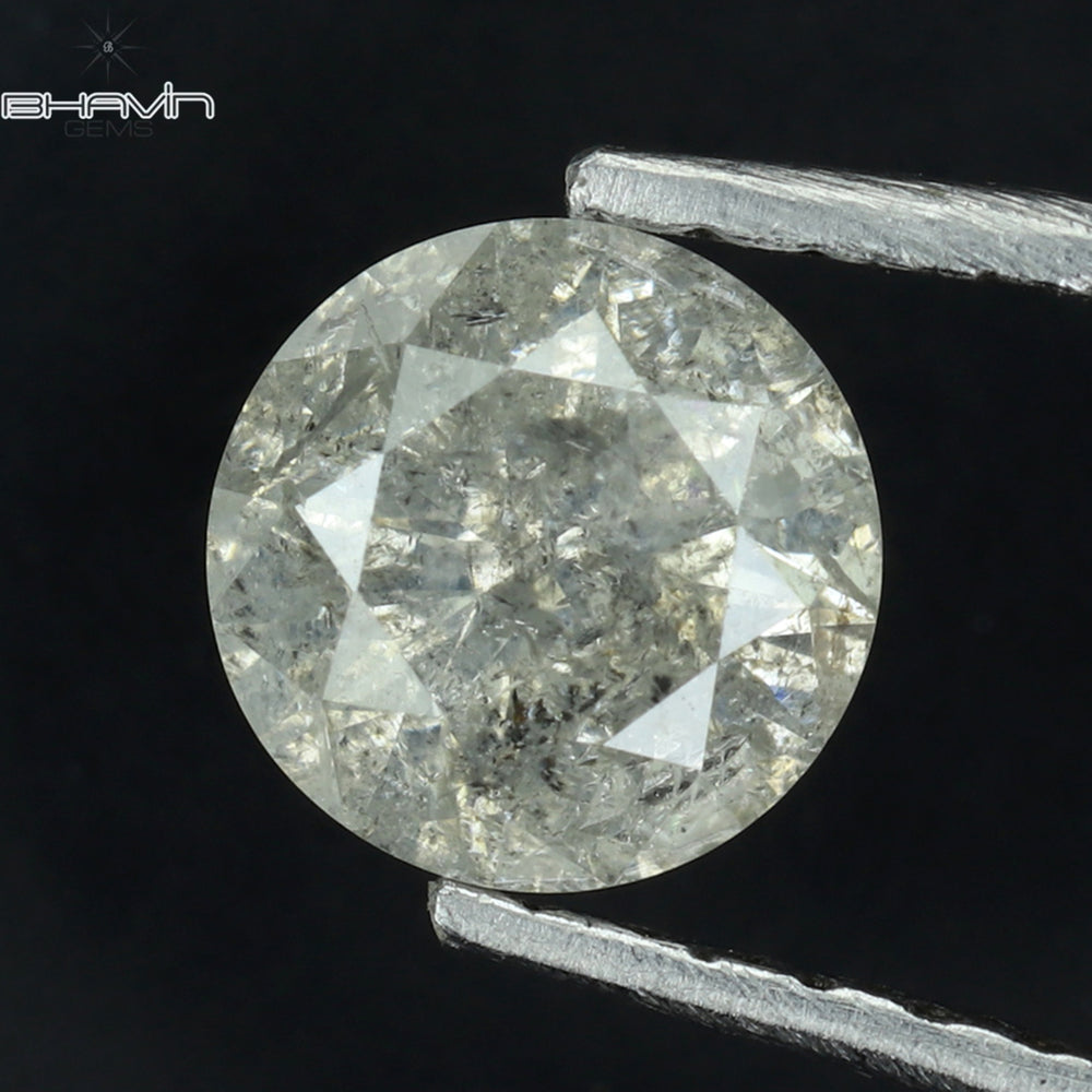 0.53 CT Round Shape Natural Loose Diamond White Color I3 Clarity (5.18 MM)