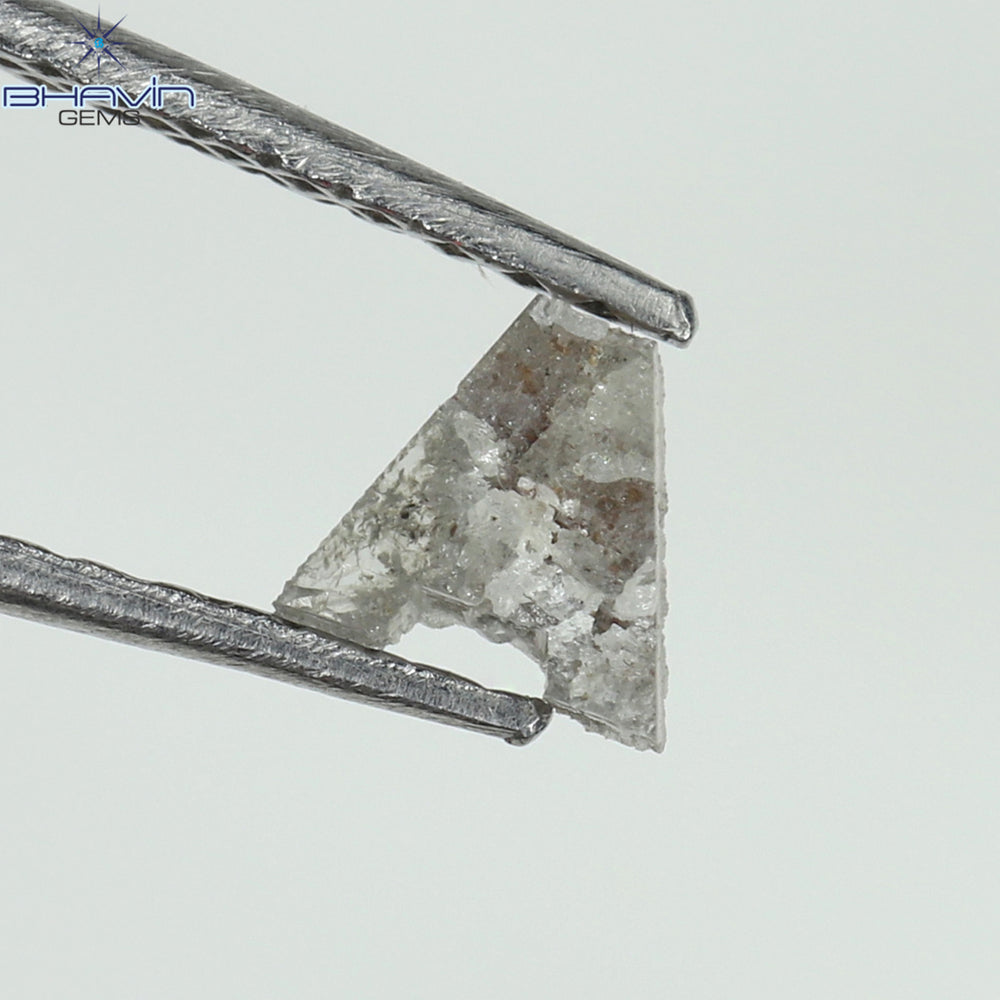 0.24 CT Alphabet Shape Salt And Pepper Natural Loose Diamond I3 Clarity (4.60 MM)