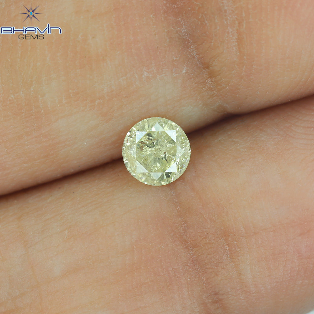 0.33 CT Round Shape Natural Loose Diamond White(M) Color I3 Clarity (4.35 MM)