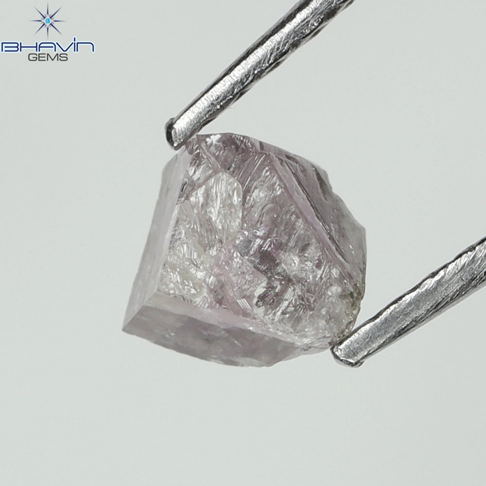 0.49 CT Rough Shape Natural Diamond Pink Color I3 Clarity (4.90 MM)