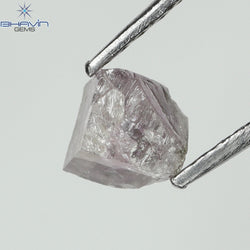 0.49 CT Rough Shape Natural Diamond Pink Color I3 Clarity (4.90 MM)