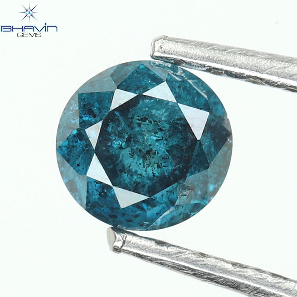 0.25 CT Round Diamond Natural Loose Diamond Blue Color I3 Clarity (3.79 MM)