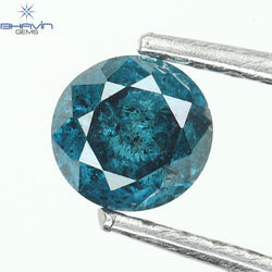 0.25 CT Round Diamond Natural Loose Diamond Blue Color I3 Clarity (3.79 MM)