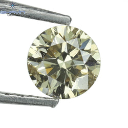 0.32 CT Round Shape Natural Loose Diamond Brown Color SI2 Clarity (4.25 MM)
