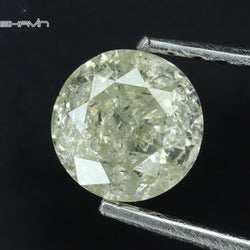 0.59 CT Round Shape Natural Loose Diamond White Color I3 Clarity (5.12 MM)
