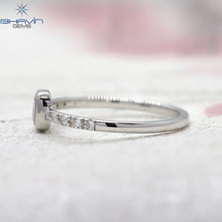 Cushion Diamond Natural Diamond Ring Pink Color Gold Ring Engagement Ring