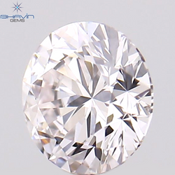 0.20 CT Round Shape Natural Diamond Pink Color VS1 Clarity (3.80 MM)