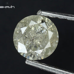 0.37 CT Round Shape Natural Loose Diamond White Color I3 Clarity (4.62 MM)