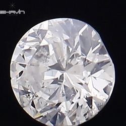 0.06 CT Round Shape Natural Loose Diamond White Color SI1 Clarity (2.40 MM)