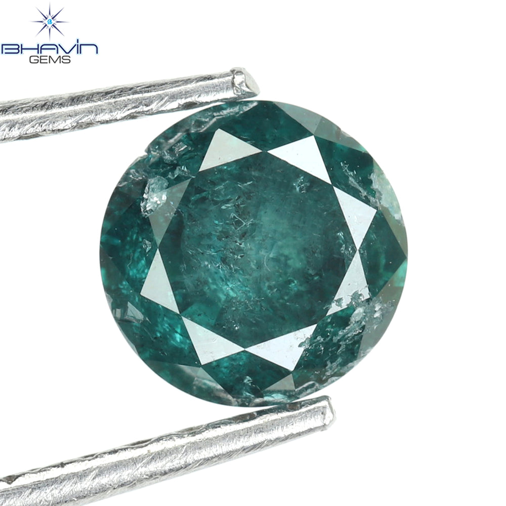 0.56 CT Round Diamond Natural Loose Diamond Blue Color I3 Clarity (5.16 MM)