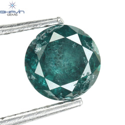 0.56 CT Round Diamond Natural Loose Diamond Blue Color I3 Clarity (5.16 MM)