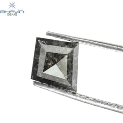 1.26 CT Kite Diamond Natural Loose Diamond Salt And Pepper Color I3 Clarity (8.40 MM)