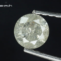 0.39 CT Round Shape Natural Loose Diamond White Color I3 Clarity (4.65 MM)