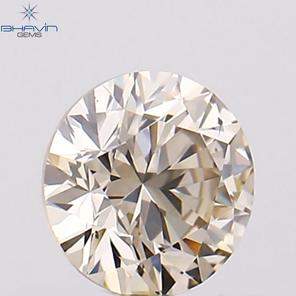 0.39 CT Round Shape Natural Loose Diamond White (M) Color VS1 Clarity (4.65 MM)