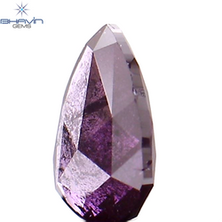 0.16 CT Pear Shape Natural Diamond Pink Color I1 Clarity (4.67 MM)