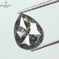 2.07 CT Pear Shape Natural Loose Diamond Salt And pepper Color I3 Clarity (9.55 MM)