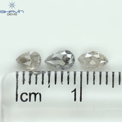 0.64 CT/3 PCS Mix Shape Natural Diamond White Color I3 Clarity (4.85 MM)