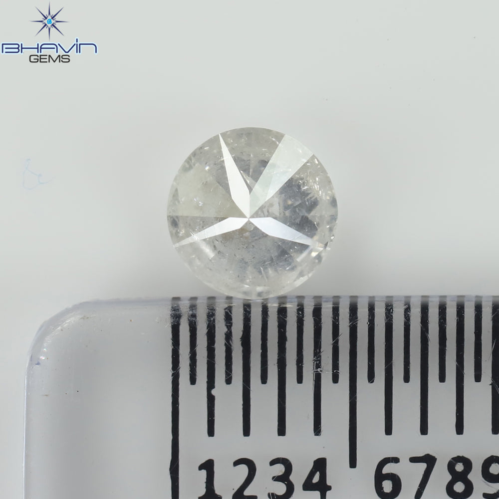 0.42 CT Round Shape Natural Diamond White Color I3 Clarity (4.80 MM)