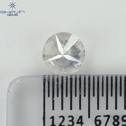 0.42 CT Round Shape Natural Diamond White Color I3 Clarity (4.80 MM)