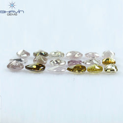 2.32 CT/18 Pcs Mix Shape Natural Diamond Pink Color I2 Clarity (4.30 MM)