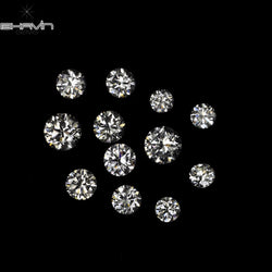 0.66 CT/12 Pcs Round Shape Natural Loose Diamond White Color VS2 Clarity (3.00 MM)