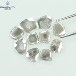 2.65 CT Slice Diamond Salt And Pepper Color Clarity I3 (6.90 MM)