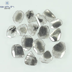 1.83 CT Slice Diamond Salt And Pepper Color Clarity I3 (5.85 MM)