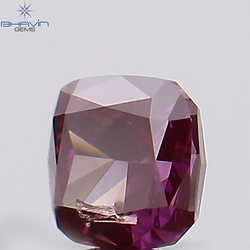 0.10 CT, Cushion Diamond, Pink Color, Natural loose Diamond, Clarity SI2, (2.66 MM)