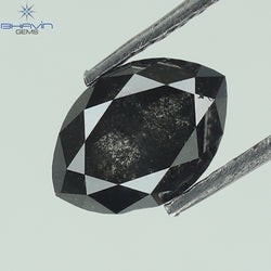 1.35 CT Marquise Shape Natural Loose Diamond Salt And pepper Color I3 Clarity (7.99 MM)