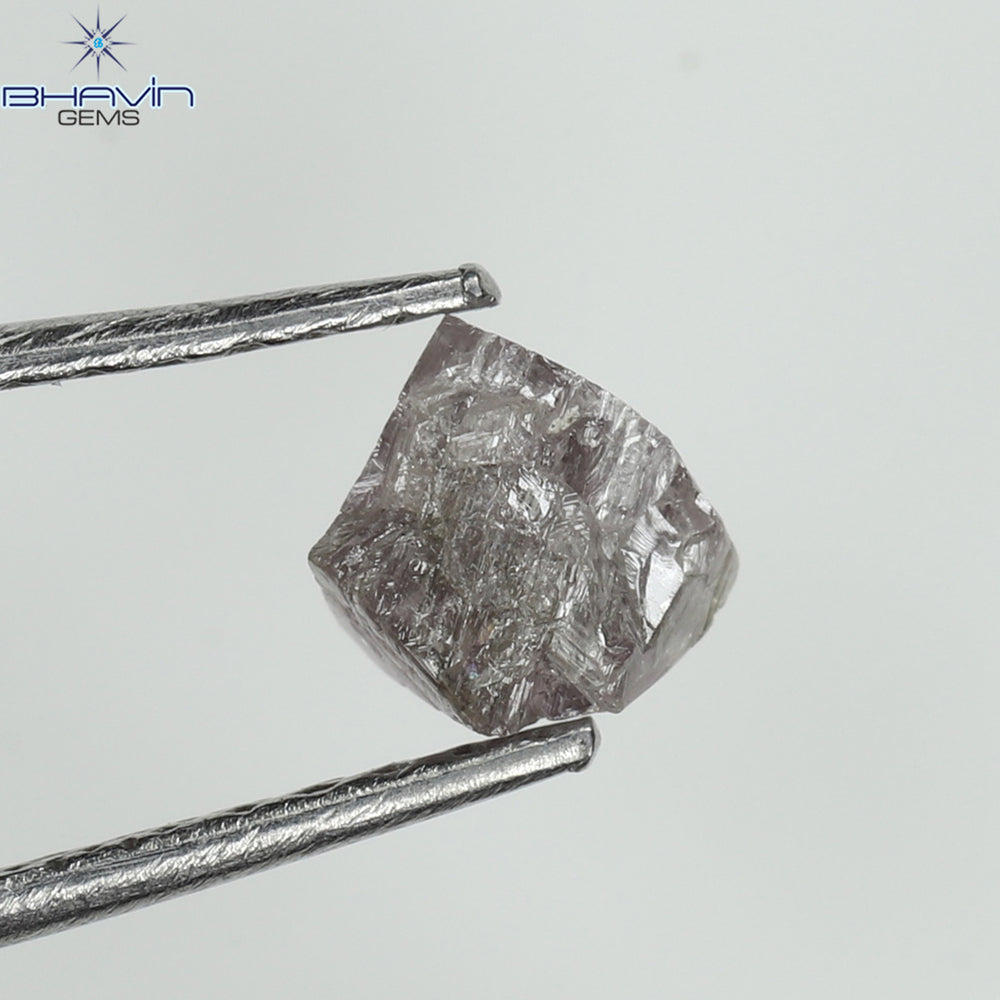 0.49 CT Rough Shape Natural Diamond Pink Color I3 Clarity (4.90 MM)